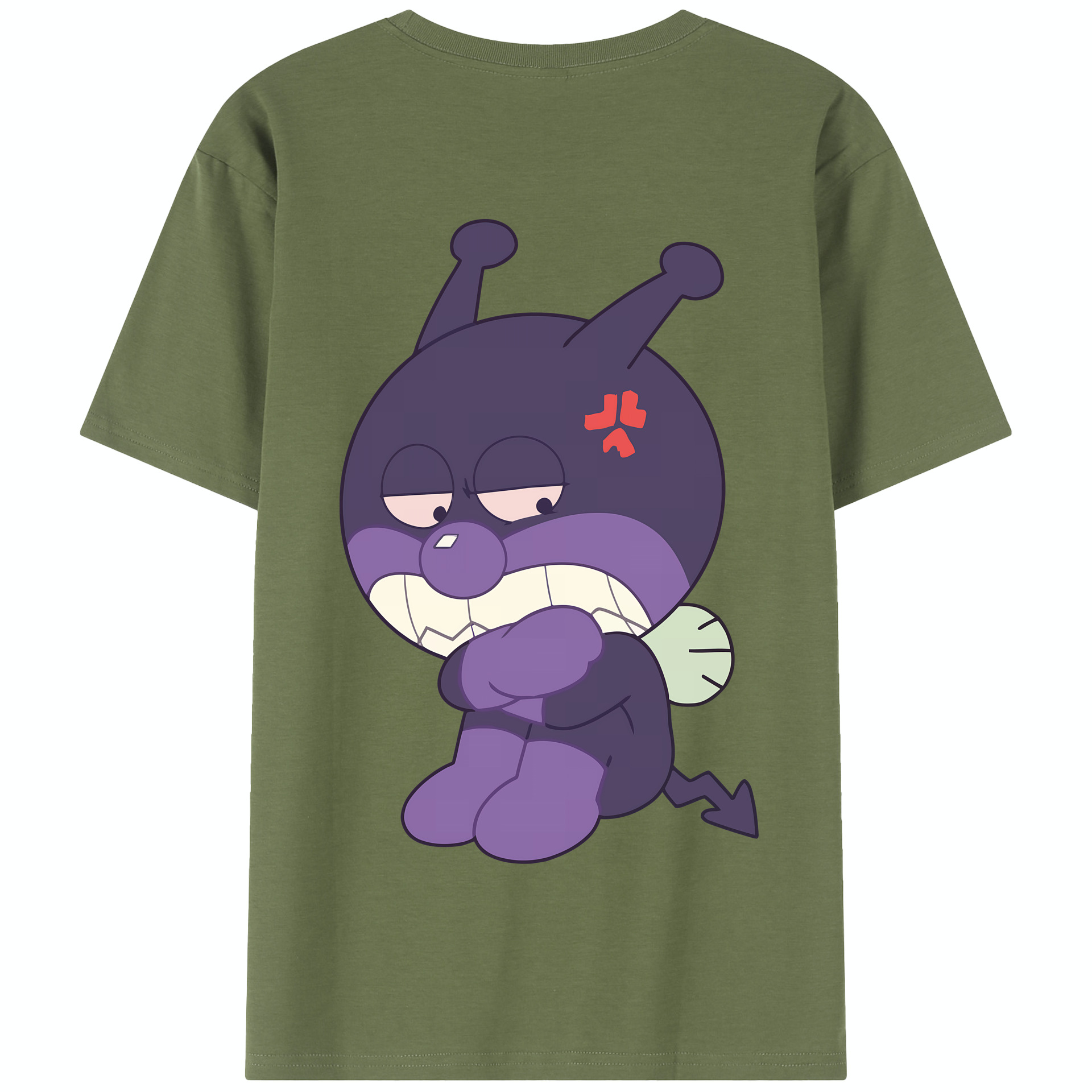 （画像用） アンパンマン Anpanman 綿100％半袖Tシャツ（背面プリント）